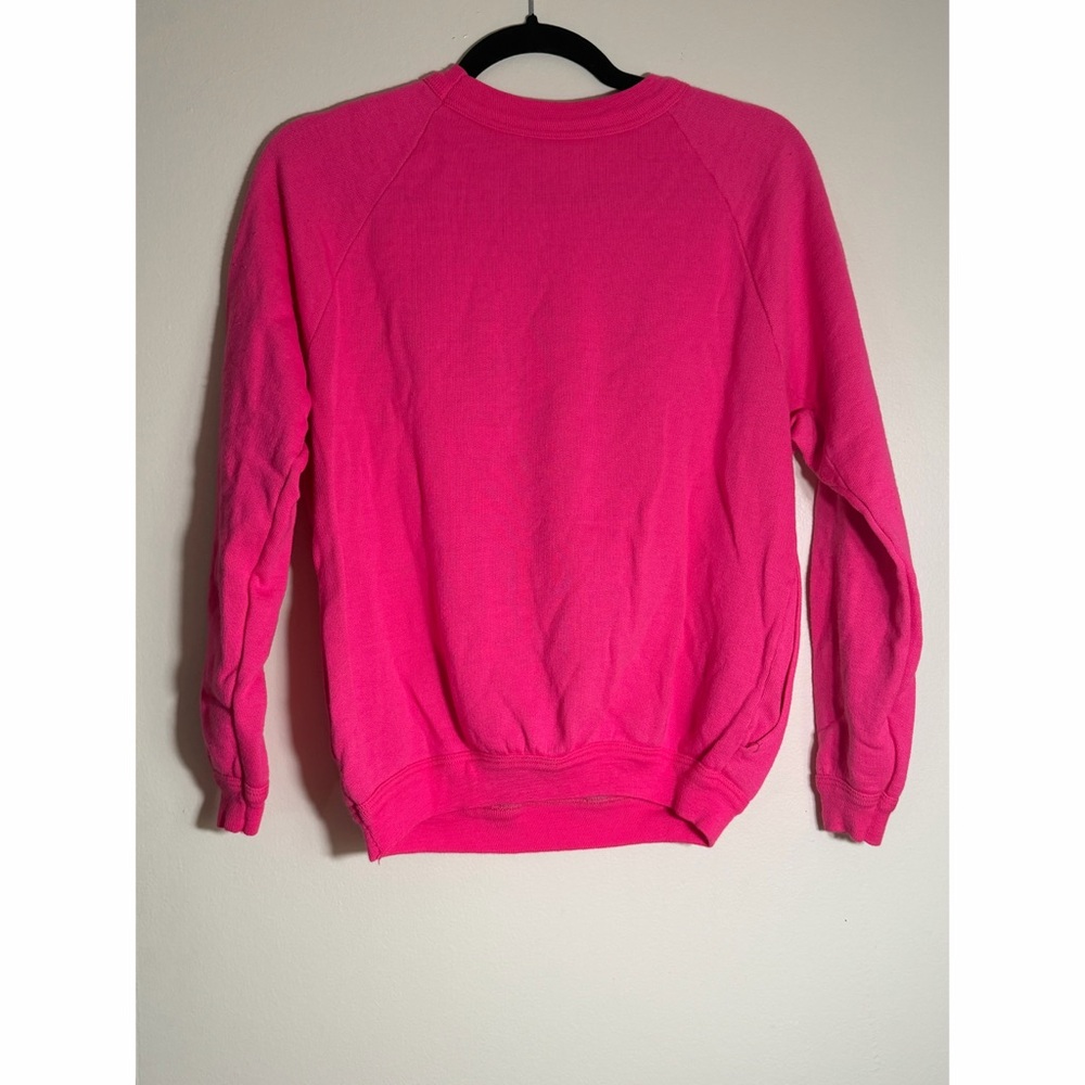 Pink Women's Crew Neck Sweater - Picture 2 of 2